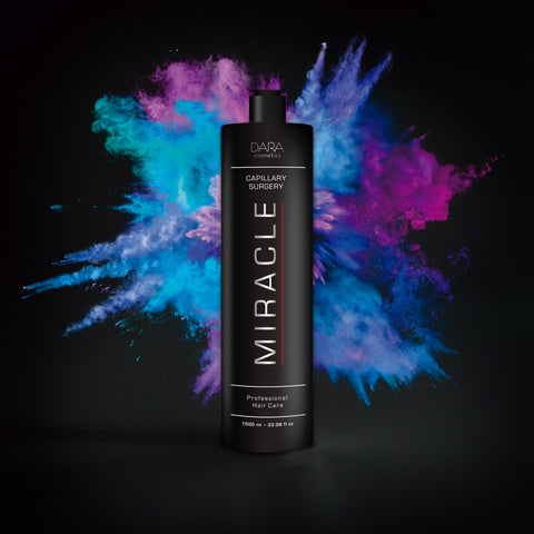 DARA Miracle Capillary Surgery LESS– 33.08 fl oz – Hair Smoothing System Anti Frizz Active