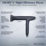 Bio Ionic Smart-X High Efficiency Hair Dryer w/ Diffuser Set